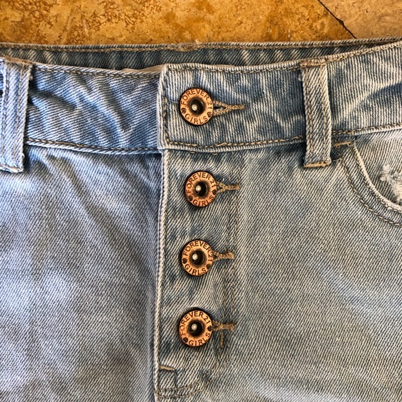 Forever 21 girls denim skirt - Picture 3 of 5